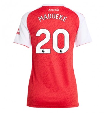 Arsenal Noni Madueke #20 Replica Home Stadium Shirt for Women 2025-26 Short Sleeve